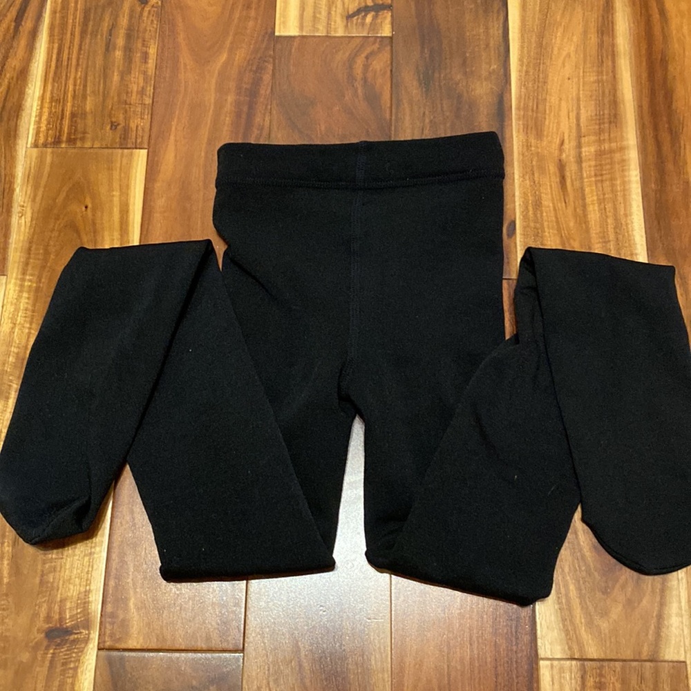 NWOT Girl’s Size 8-10 Black Thermal Cozy- Like leggings